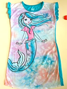 New Wonder Nation Girl's Pajamas Night shirt gown mermaid size XXL 18 - Picture 1 of 1