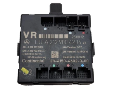 12-15 Mercedes Benz C250 Right Front Door Control Module OEM A2129004214 - Image 1 of 4