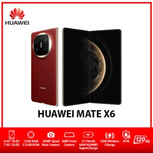 NEW Huawei Mate X6 Dual SIM Unlocked Android Mobile Phone AU – Red/12GB+512GB - Picture 1 of 7