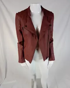 Lederjacke Only Gr.S Biker Farbe Wein - Bild 1 von 5