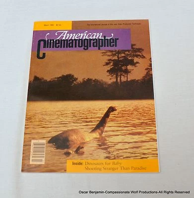 American Cinematographer-March 1985  Baby:  Secret Of A Lost Legend  - Image 1 of 2