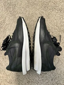 Nike sacai x LDWaffle Black Nylon size 10 used  - Picture 1 of 6