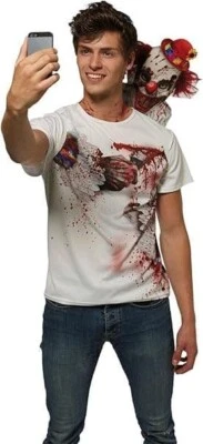 Camiseta Halloween Clown Selfie Shocker Foto 1 de 2