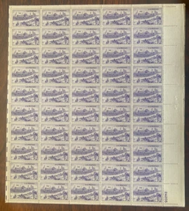 USA, 994, KANSAS CITY, FULL SHEET OF 50, MINT NH, 1950'S VINTAGE COLLECTION - Bild 1 von 1