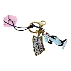 BRACCIALINI PORTACHIAVI AD ANELLO con 1 CIONDOLO Looney Tunes Silvestro LTKEY03 - Imagen 1 de 5