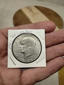 1976 S Eisenhower Ike Dollar 40% Silver Bicentennial US Coin - Picture 1 of 8