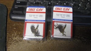 Treble hooks, Eagle Claw, size 14, bronze, 10 ct, free shipping - Picture 1 of 2