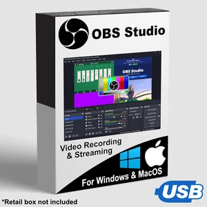 OBS Studio Video Recording | Live Streaming | Screen Recording Software USB - Picture 1 of 13