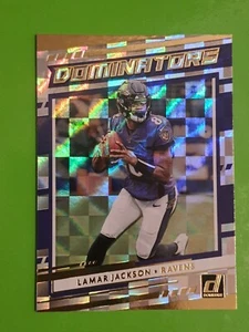 2020 Panini Donruss Dominators D-LJ Lamar Jackson Baltimore Ravens - Bild 1 von 2