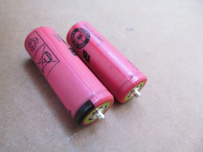 2x Braun Series 7-8-9 Battery 1300mAh P/N 81377206 UR18500Y Pulsonic Silk Epil - Image 1 of 3