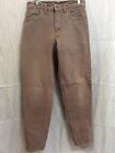 Vintage Levi’s 550 Tapered Jeans 29x34 Brown USA mom 11" rise rodeo cowboy 90's