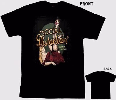Social Distortion - American Punk Rock Band Regalo para Fan S-2345XL T-shirt CB279 Foto 1 de 4