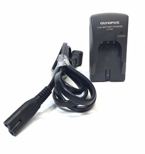 Genuine Olympus LI-10C Battery Charger Power Supply w/ Cord  - Picture 1 of 4