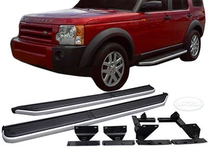 Marche-Pieds Latéraux Aluminium Pour Land Rover Discovery 3/4 2005-2017 - Photo 1/8