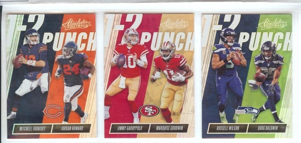 2018 Panini Absolute 1-2 Punch INSERT U Pick WATSON BRADY RODGERS GAROPPOLO ETC - Image 1 of 1