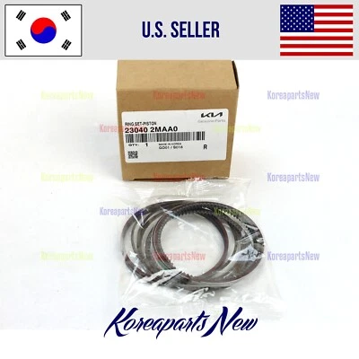 Conjunto de anel 1,6L pistão 230402MAA0 STD-AA ⭐OEM⭐ Hyundai Accent | Kia Rio 2021-2023 - Imagem 1 de 2