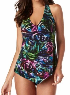 Magicsuit by Miraclesuit Taylor Cobra Tankini conjunto de dos piezas traje de baño talla 8 10 Foto 1 de 4