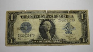 $1 1923 Silver Certificate Large Bank Note Bill Blue Seal One Dollar Good! - Picture 1 of 2