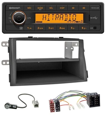 Continental 1DIN USB AUX MP3 Autoradio für Kia Sorento II (XM, 2009-2012) - Bild 1 von 4