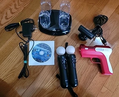 PS3 移动控制器、充电器、运动冠军、移动枪控制器带摄像头 — 第 1/4 张图片