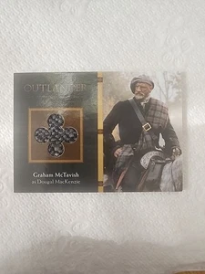 Outlander Season 1 Trading Cards Wardrobe Card M33 Dougal MacKenzie JSC - Bild 1 von 6