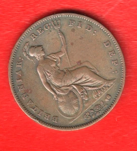 GRAN BRETAÑA 1 PENIQUE 1858 - Imagen 1 de 2