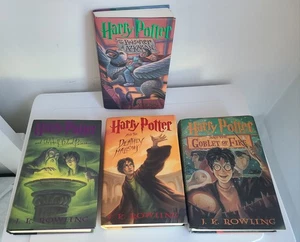 Harry Potter Books First American Edition Printed USA Books 4, 5, 6, 7 Lot OF 4 - Bild 1 von 8
