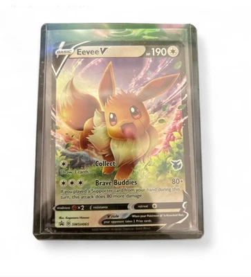 Eevee V SWSH065 SWSH: Sword & Shield Promo Cards Holo - Image 1 of 2