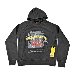 GIFTD LA Pray for Gifted 313 schwerer Hoodie neu mit Etikett gewaschen schwarz - Bild 1 von 6