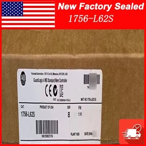 Controlador de memoria estándar 1756-L62S AB GuardLogix 4 MB nuevo sellado 1756L62S GQ - Imagen 1 de 3