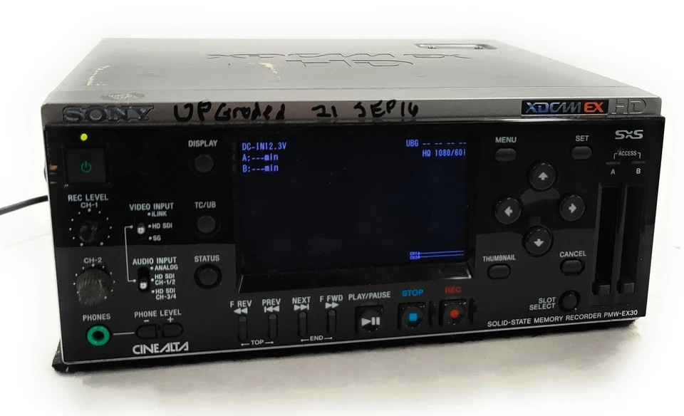 Sony PMW-EX30 XDCAM SXS Express Card Video Recorder Player für EX1 EX3 PMW200 F3 - Bild 1 von 4