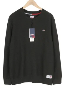 Tommy Hilfiger Req Structured Herren Pullover Schwarz XL Waffle-Knit Rundhals - Bild 1 von 13