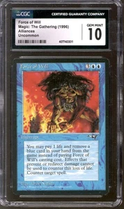 Magic MTG Alliances Force of Will CGC 10 GEM MINT *011 - Picture 1 of 2