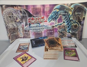 Mystery Yu-Gi-Oh Card Lot 150+ Cards Paper Playmat & List - Picture 1 of 2