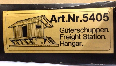 Estação de Frete Vintage Escala G, Preiser, Completa na Caixa Original - Imagem 1 de 4
