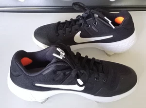 Nike Air Mens Size 8 Alpha Huarache Elite 2 Low Black Baseball Cleats AJ6873 001 - Picture 1 of 6