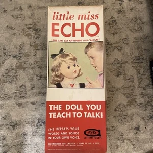VINTAGE 1960'S DOLL ~ LITTLE MISS ECHO 1962 28" AMERICAN DOLL & TOY CORP. - Picture 1 of 17