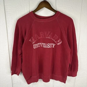 Vintage 60’s/70’s Harvard Red Champion Cuello Redondo Talla Grande - Imagen 1 de 14