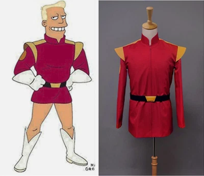 Ситком Футурама Капитан Запп Брэнниган Красная Униформа Косплей Костюм - Изображение 1 из 4