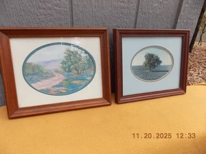 2 super süße Bluebonnet Drucke montiert & gerahmt sofort einsatzbereit! 0 S&H - Bild 1 von 9