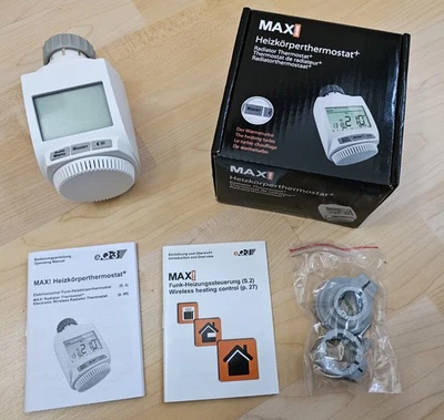 eQ-3 MAX! Heizkörperthermostat+ eQ-105936 Heizungsregelung BC-RT-TRX-CyG-2 - Bild 1 von 4