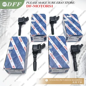 4PCS BOSCH Ignition Coil Spark Plug For Audi A1 A3 VW Golf Jetta EA211 1.4T 1.6L - Picture 1 of 7