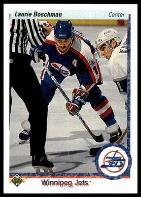 1990-91 Upper Deck #103 Laurie Boschman - Image 1 of 2