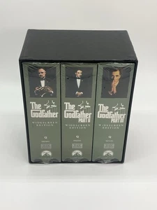 The Godfather Trilogy VHS, 1997, 6-Tape Set Widescreen 25th Anniversary Set - Picture 1 of 7