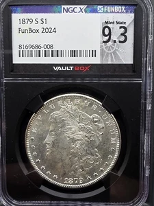 1879-S Morgan Silber Dollar PCGS MS63 - Bild 1 von 2