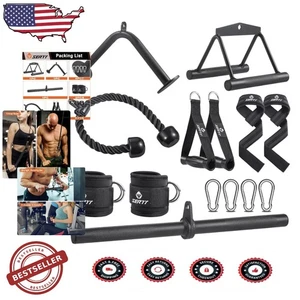 Juego de accesorios para máquina de cable de gimnasio en casa Ultimate - Mejora tu rutina de entrenamiento - Imagen 1 de 8