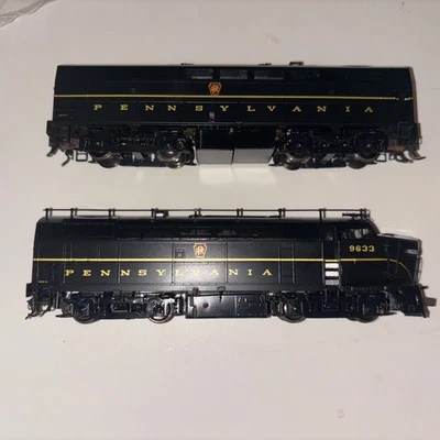 Overland Models HO Scale Pennsylvania RR Baldwin RF 18 A/B Set Factory Painted - Image 1 of 4