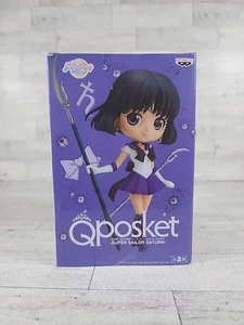 Q Posket Sailor Moon Eternal Super Sailor Saturn Figure Banpresto - Picture 1 of 6