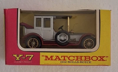 Vintage Lesney Matchbox Y-7 1912 Rolls Royce Models of Yesteryear Origional EBox - Image 1 of 2