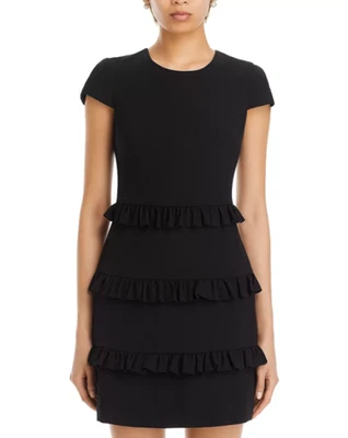 Eliza J 层叠荷叶边连衣裙 MSRP $118 — 第 1/4 张图片